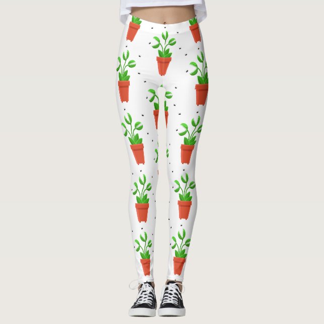 Fliegenfalle Leggings (Vorderseite)