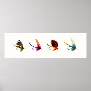 Fliegenfische Poster