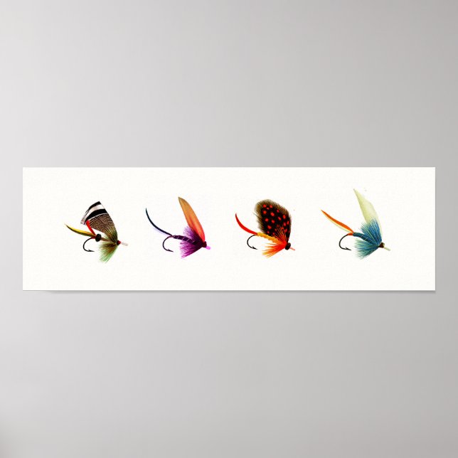 Fliegenfische Poster (Vorne)