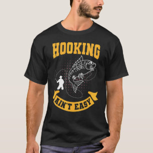 Fliegenfischen Angler Fischer Angeln Haken Fangen T-Shirt