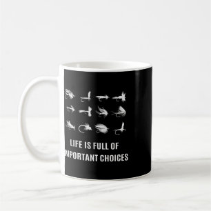 Fliegenfischen Angler Geschenk Kaffeetasse