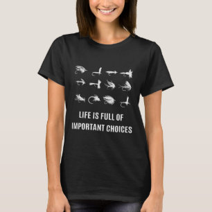 Fliegenfischen Angler Geschenk  T-Shirt