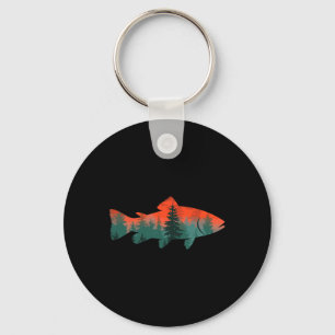 Fliegenfischen Angler Natur  Schlüsselanhänger