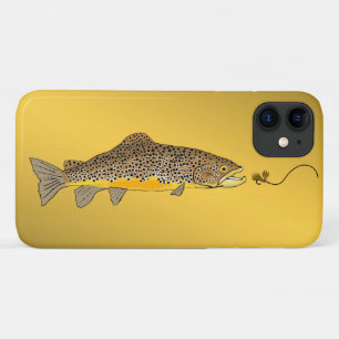 Fliegenfischen auf Braunforelle Case-Mate iPhone Hülle