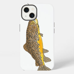 Fliegenfischen auf Braunforelle iPhone 13 Hülle