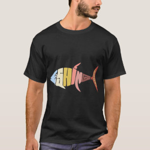 Fliegenfischen bei Sonnenuntergang T-Shirt