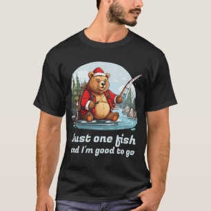Fliegenfischen Binden Lustiger Fischer Weihnachten T-Shirt
