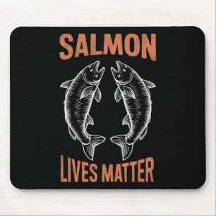 Fliegenfischen Fisch Angler Lachs Lebt Problem Dur Mousepad