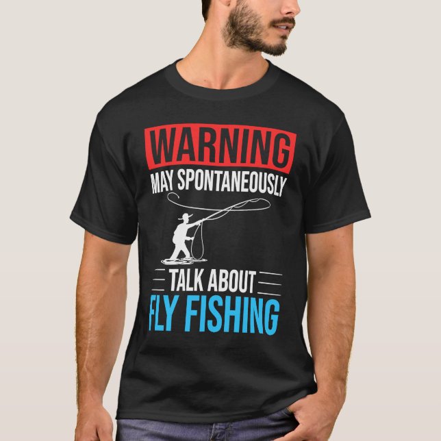 Fliegenfischen Fliegen Fischer Rute Köder Rolle Kö T-Shirt (Vorderseite)