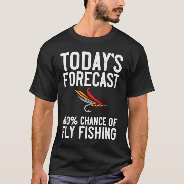 Fliegenfischen Fliegen Fischer Rute Köder Rolle Kö T-Shirt (Vorderseite)