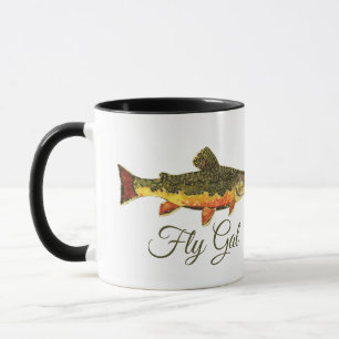 Fliegenfischen Fliegenfischer GAL Brook Foreut Fis Tasse