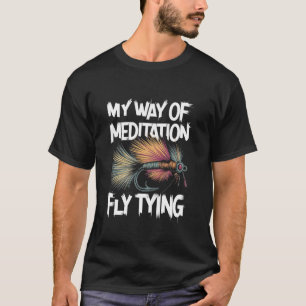 Fliegenfischen Fliegenwerfdesign für Fliegenfische T-Shirt