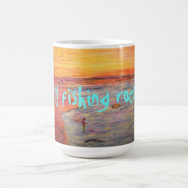 Fliegenfischen Kaffeetasse (Mittel)