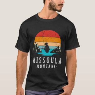 Fliegenfischen Missoula Montana T-Shirt