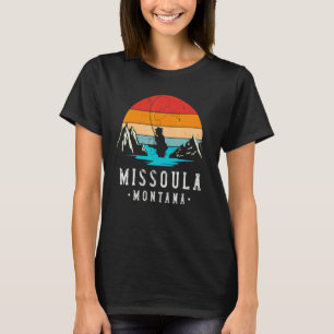 Fliegenfischen Missoula Montana T-Shirt