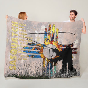 Fliegenfischen Sasquatch, Sprechende Canyons, New Fleecedecke