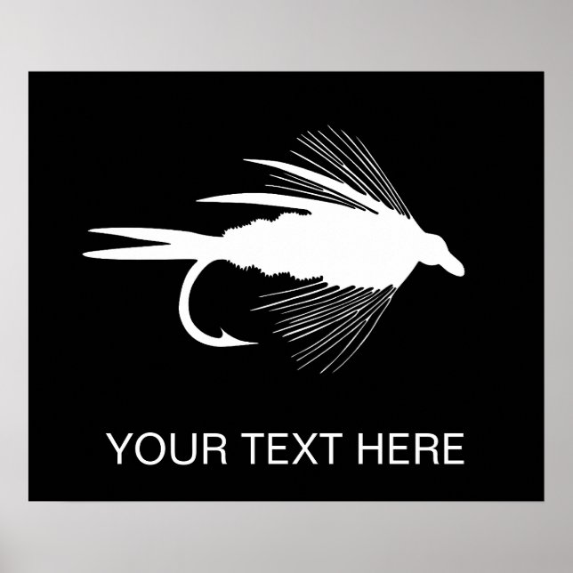Fliegenfischen soll personalisieren poster (Vorne)