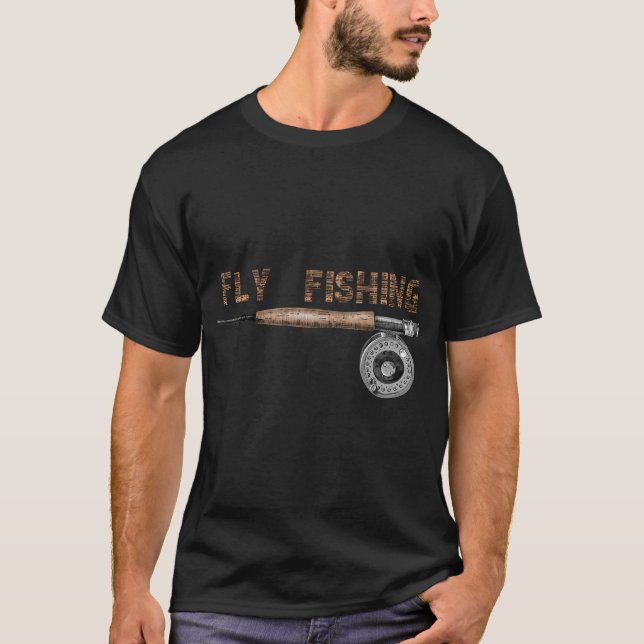 Fliegenfischen T-Shirt (Vorderseite)