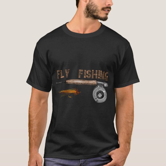 Fliegenfischen T-Shirt (Vorderseite)