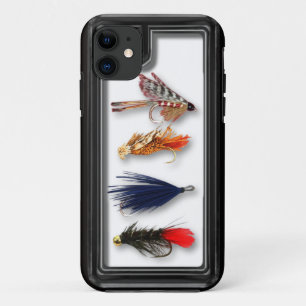 Fliegenfischenfliegen - realistischer Kasten iPhone 11 Hülle