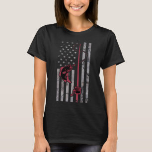 Fliegenfischer am See: Design für den Abenteuerlus T-Shirt
