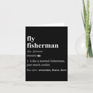 Fliegenfischer Definition Lustig Fliegenfischen Karte