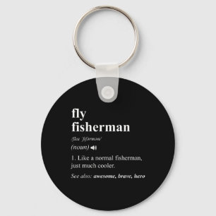 Fliegenfischer Definition Lustig Fliegenfischen Schlüsselanhänger