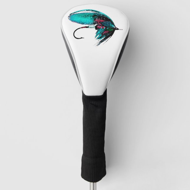Fliegenfischerei Golf Headcover (Vorderseite)