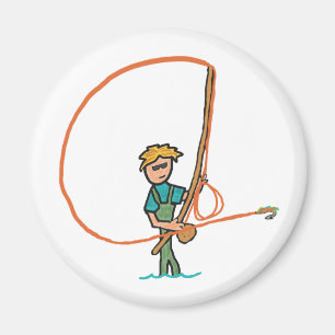 Fliegenfischerei Magnet