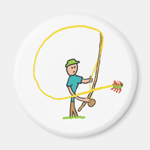 Fliegenfischerei Magnet