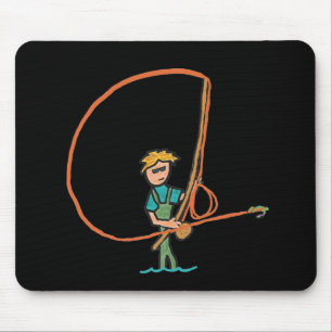 Fliegenfischerei Mousepad