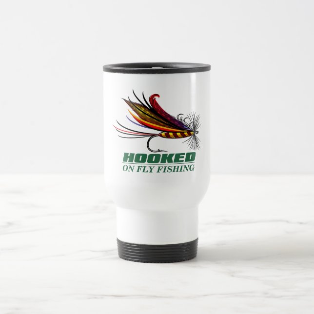 Fliegenfischerei Reisebecher (Mittel)
