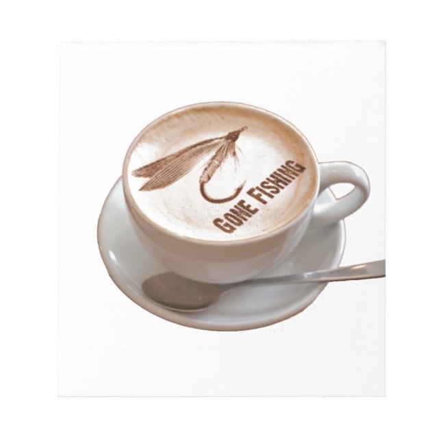 Fliegenfischgeschenke Notizblock (Vorderseite)