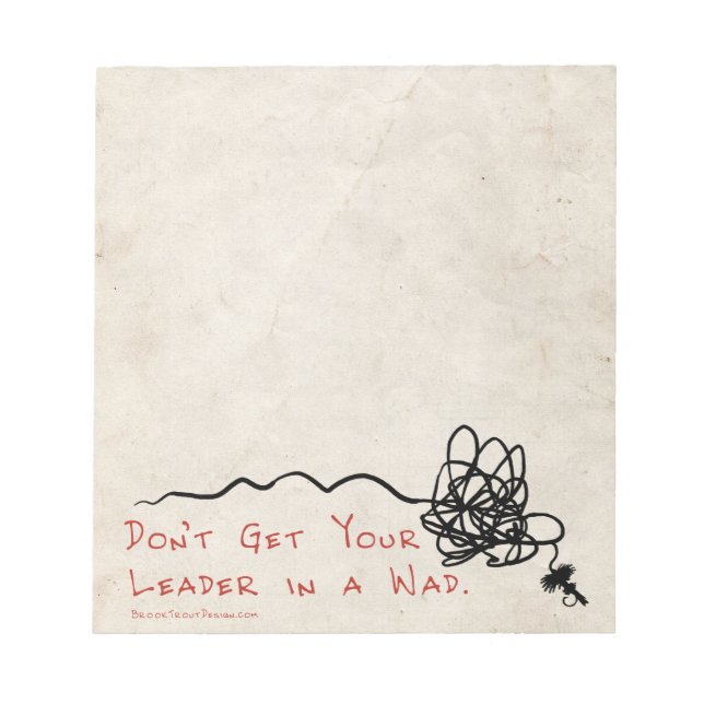 Fliegenführer Notizblock (Vorderseite)