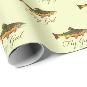 Fliegengal für Frauen Geschenkpapier