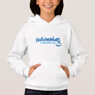 Fliegengeburtfreier typografischer Text Hoodie