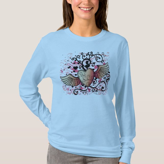 Fliegenherz T-Shirt (Vorderseite)