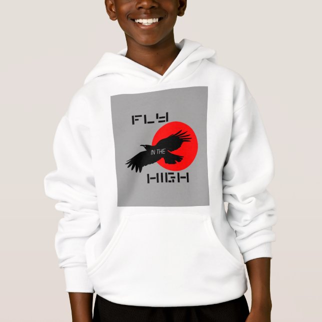 Fliegenhoch Hoodie (Vorderseite)