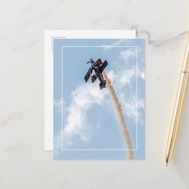 Fliegenhoch Postkarte (Vorderseite/Rückseite Beispiel)