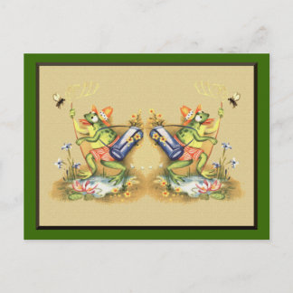 Fliegenklatsche Postkarte