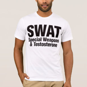 FLIEGENKLATSCHE, spezielle Waffen und Testosteron T-Shirt