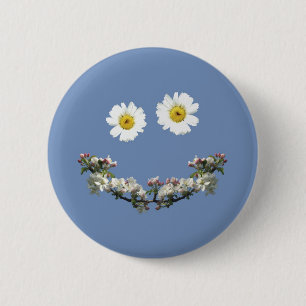 Fliegenlächeln Button