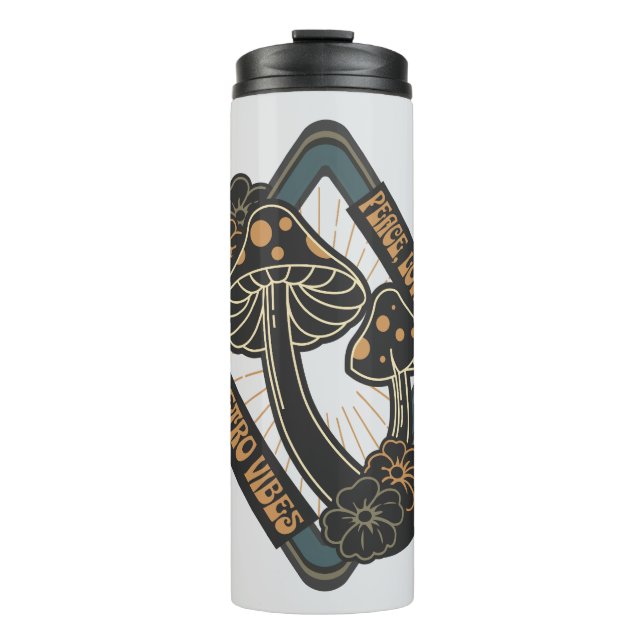 Fliegenpilz Botanical Cottagecore  Thermosbecher (Vorderseite)