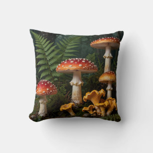 Fliegenpilze Wald Botanisch Kissen