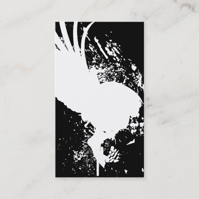 Fliegenschädel Visitenkarte (Vorderseite)