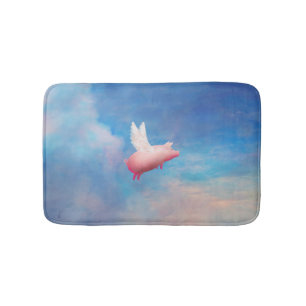 Fliegenschwein-Badmatte Badematte