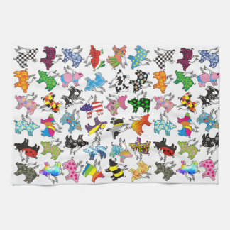 Fliegenschwein-Geschirrtuch Handtuch