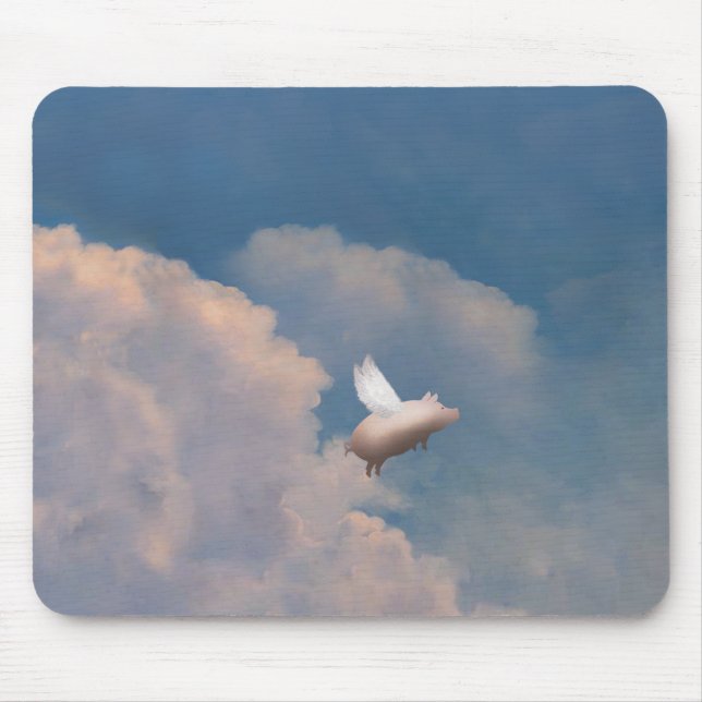 Fliegenschwein mousepad (Vorne)