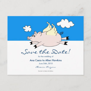 Fliegenschwein Save The Date