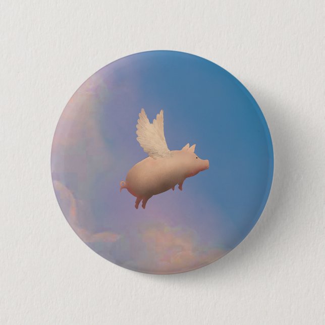Fliegenschweinknopf Button (Vorderseite)